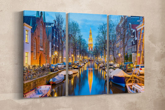 Amsterdam canal wall art