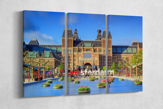 Amsterdam wall decor canvas