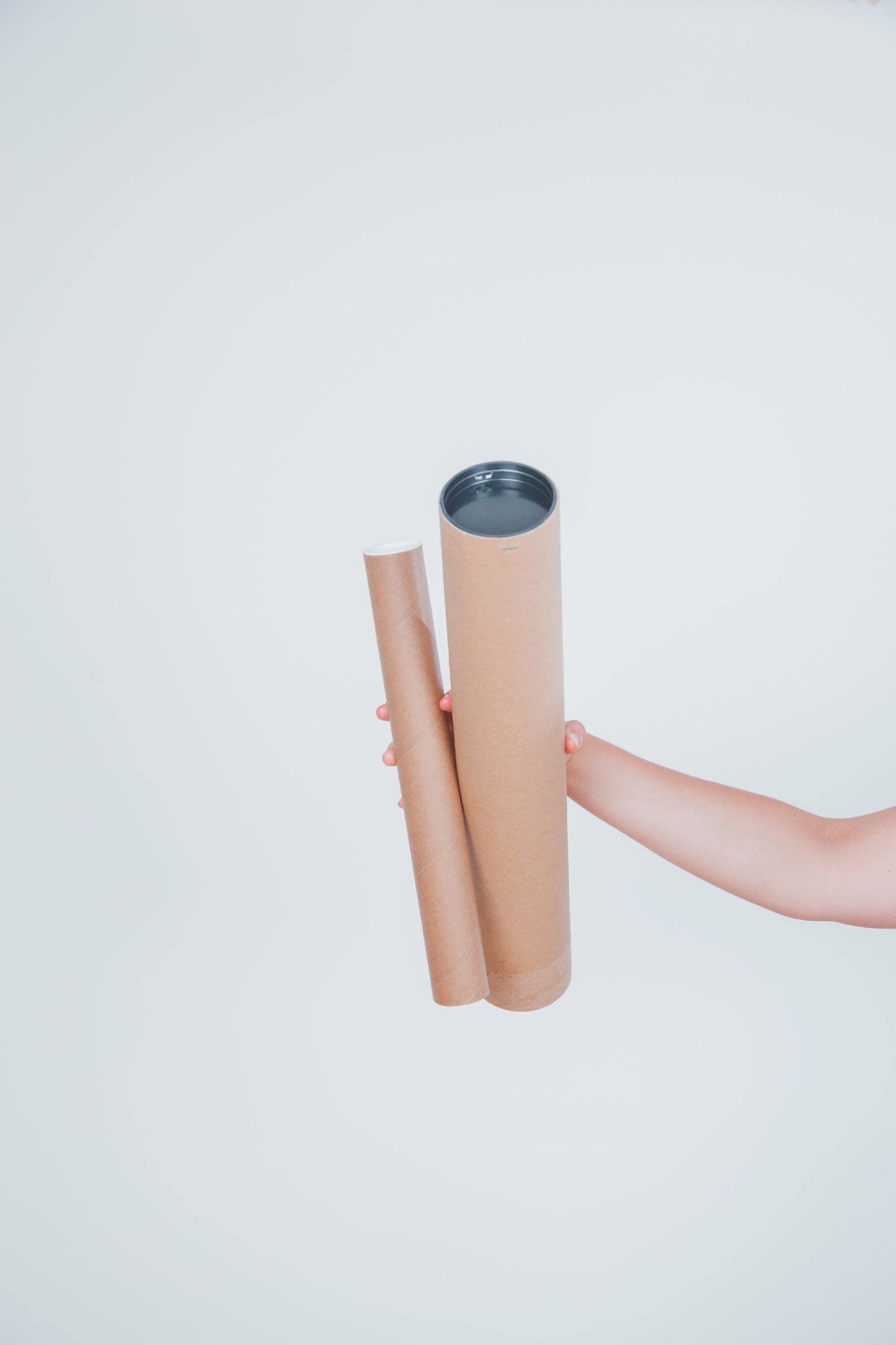 Rolled in a tube