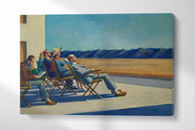 Load image into Gallery viewer, People in the Sun by Edward Hopper Reproduction Wall 3D
