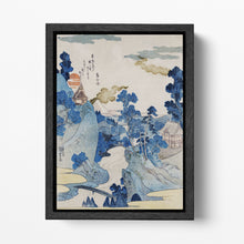Load image into Gallery viewer, Fuji no Yukei by Utagawa Kuniyoshi Canvas Leather Print