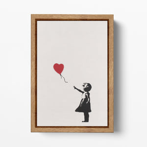 Balloon Girl Banksy Wood Frame
