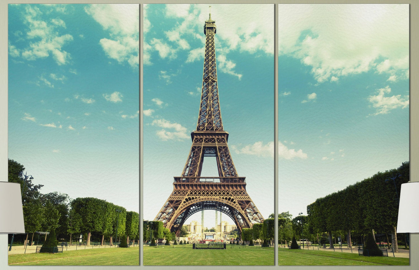 The Eiffel Tower, Paris, France Framed Canvas Print
