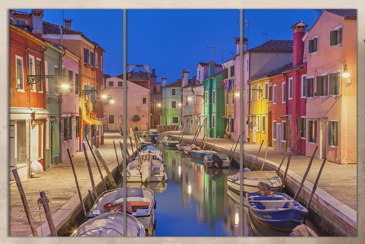 Venezia Burano wall art Made in Italy
