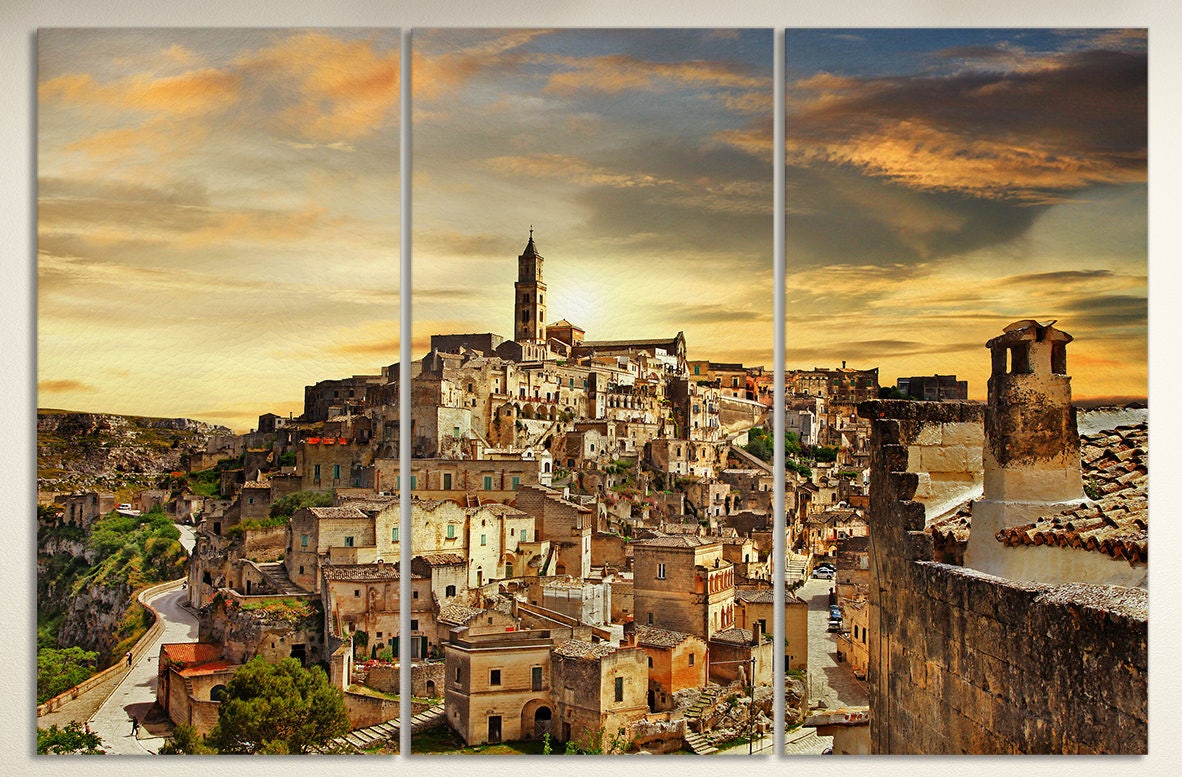 Matera canvas home decor print