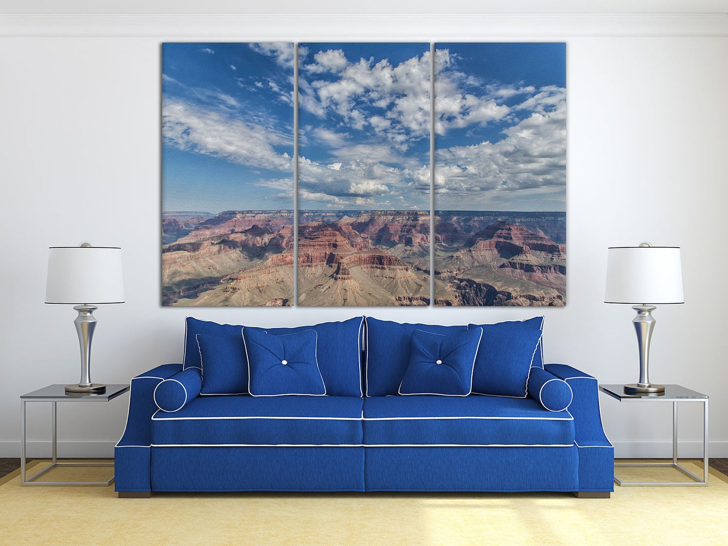 Grand Canyon Framed Canvas Leather Print