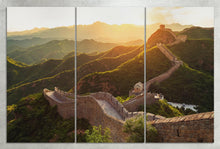 Laden Sie das Bild in den Galerie-Viewer, Great Wall China wall art decor 3 panels canvas print