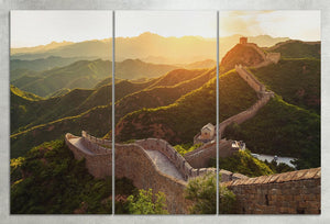 Great Wall China wall art decor 3 panels canvas print