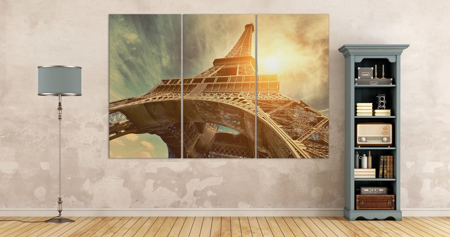 Eiffel Tower wall decor canvas