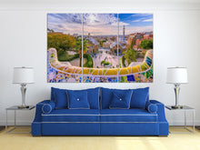 Laden Sie das Bild in den Galerie-Viewer, Park Guell wall art home decor canvas print