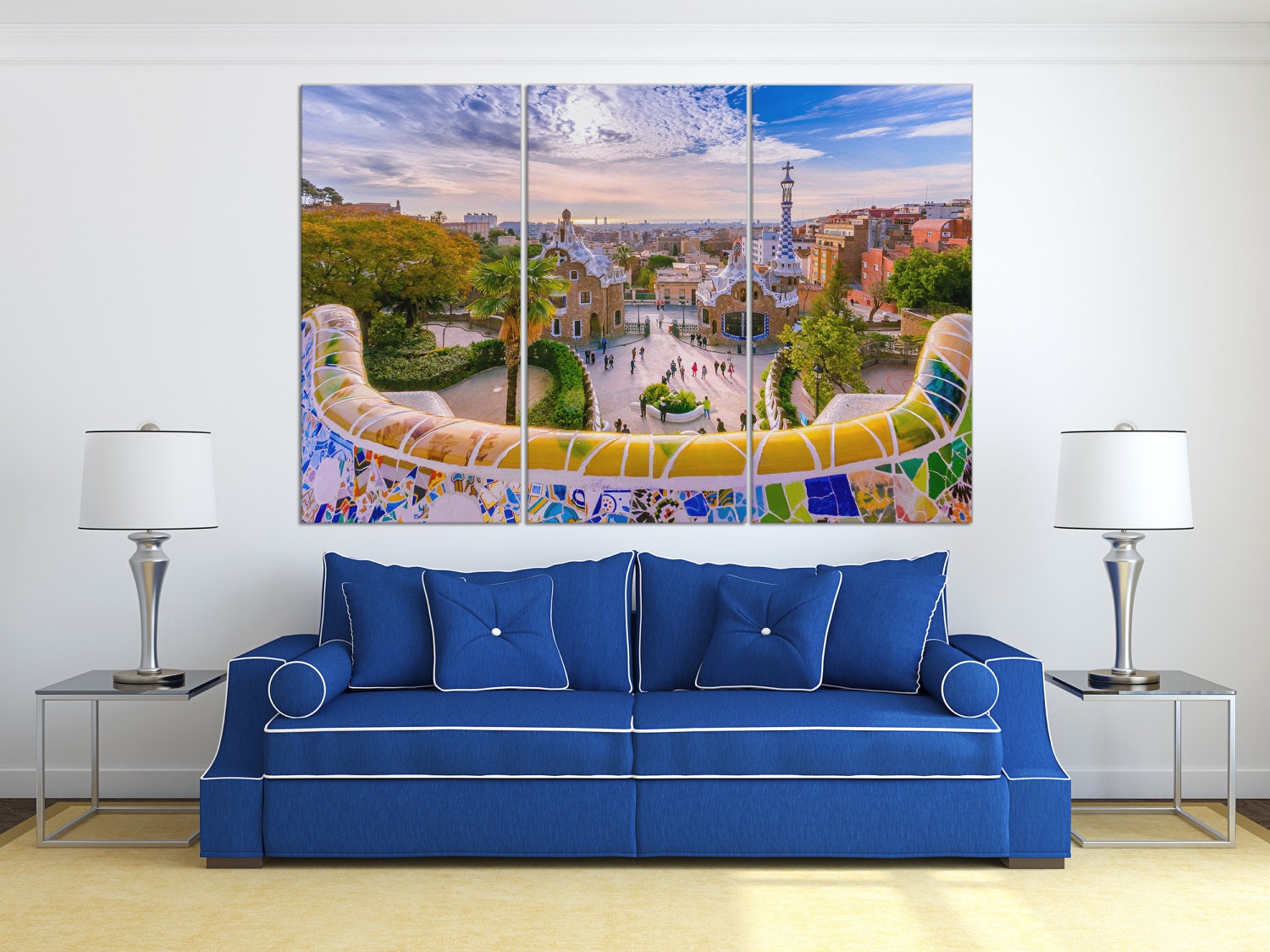 Park Guell wall art home decor canvas print