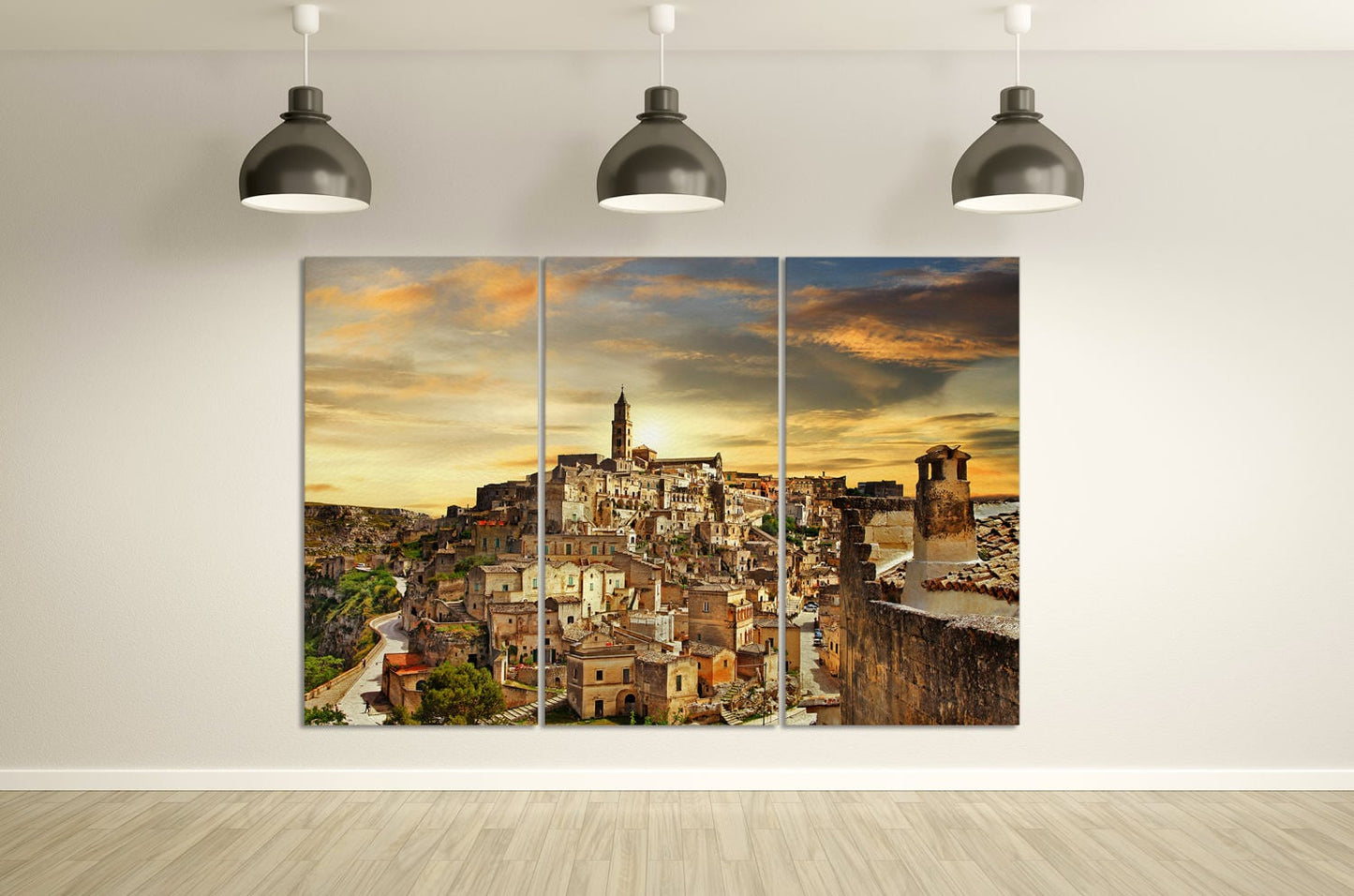 Matera canvas home art print