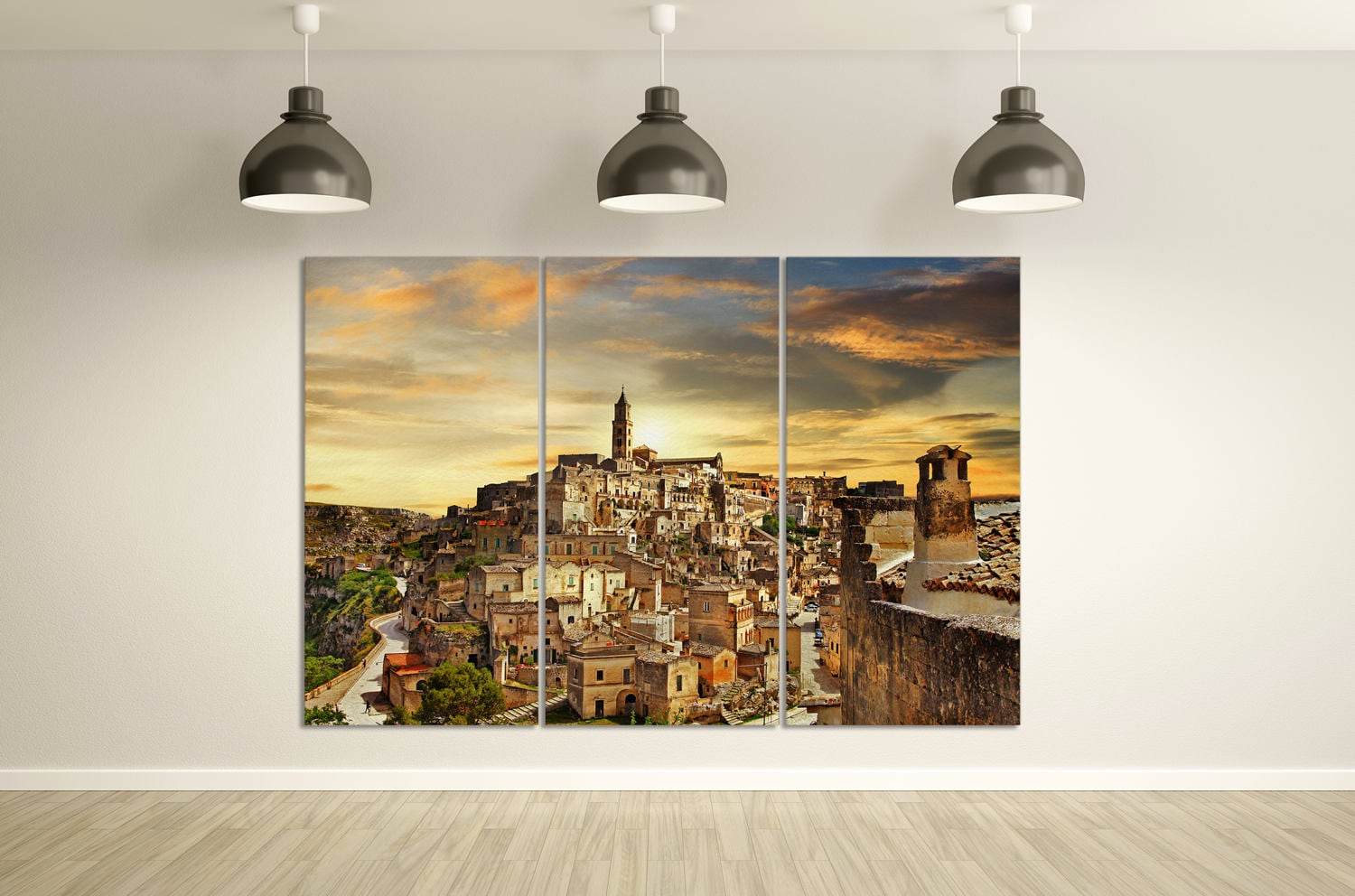 Matera canvas home art print