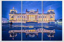 Laden Sie das Bild in den Galerie-Viewer, Berlin, The Reichstag Building Canvas Eco Leather Print, Made in Italy!