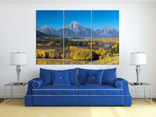 Laden Sie das Bild in den Galerie-Viewer, Grand Teton National Park Wyoming wall art canvas 3 panel