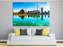 Load image into Gallery viewer, Memphis Skyline home decor canvas print