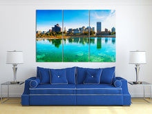 Load image into Gallery viewer, Memphis Skyline home art canvas print