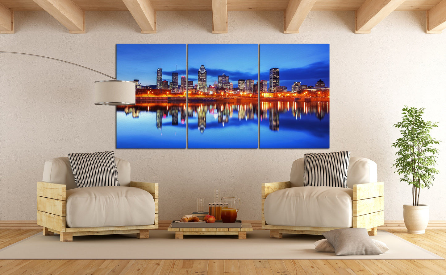Montreal Canada home decor canvas print