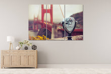 Load image into Gallery viewer, Golden Gate San Francisco home art canvas print