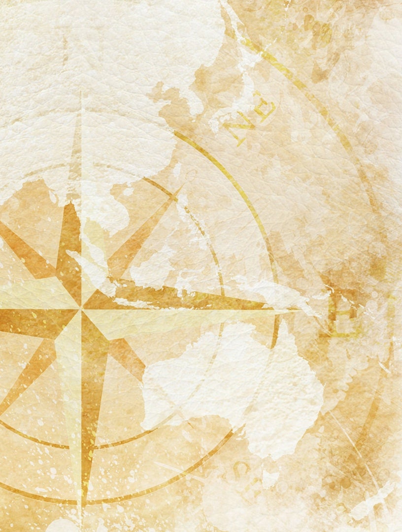 Rustic World Map Canvas Eco Leather Print
