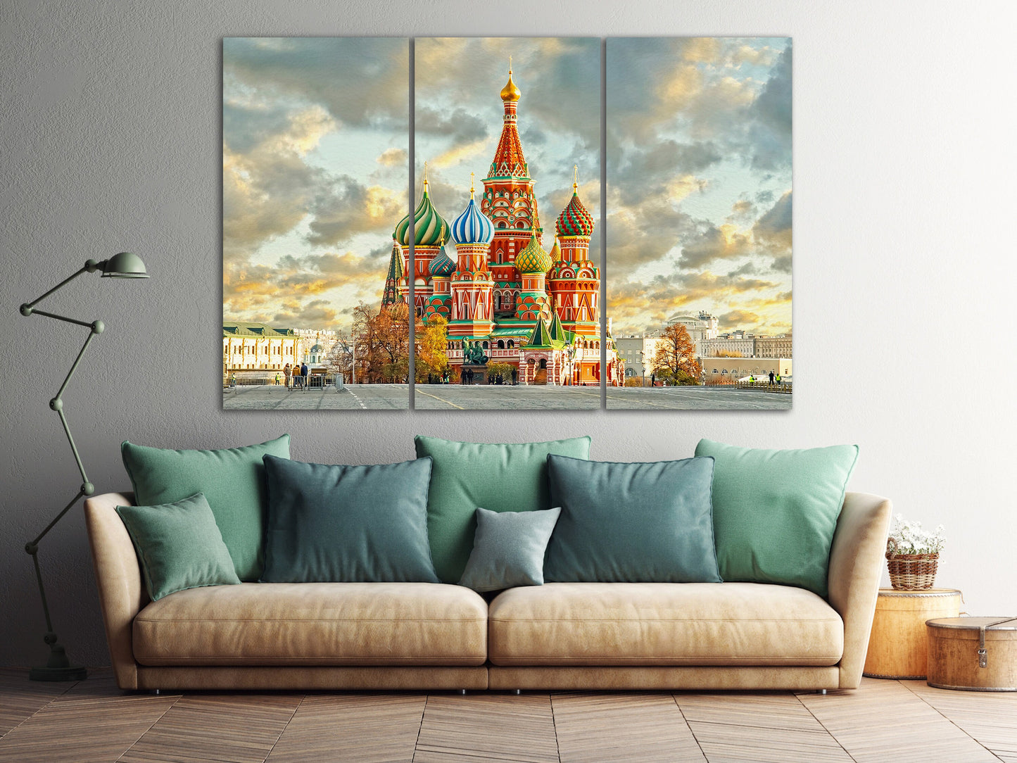 Saint Basil's Cathedral Moscow Russia canvas home art print