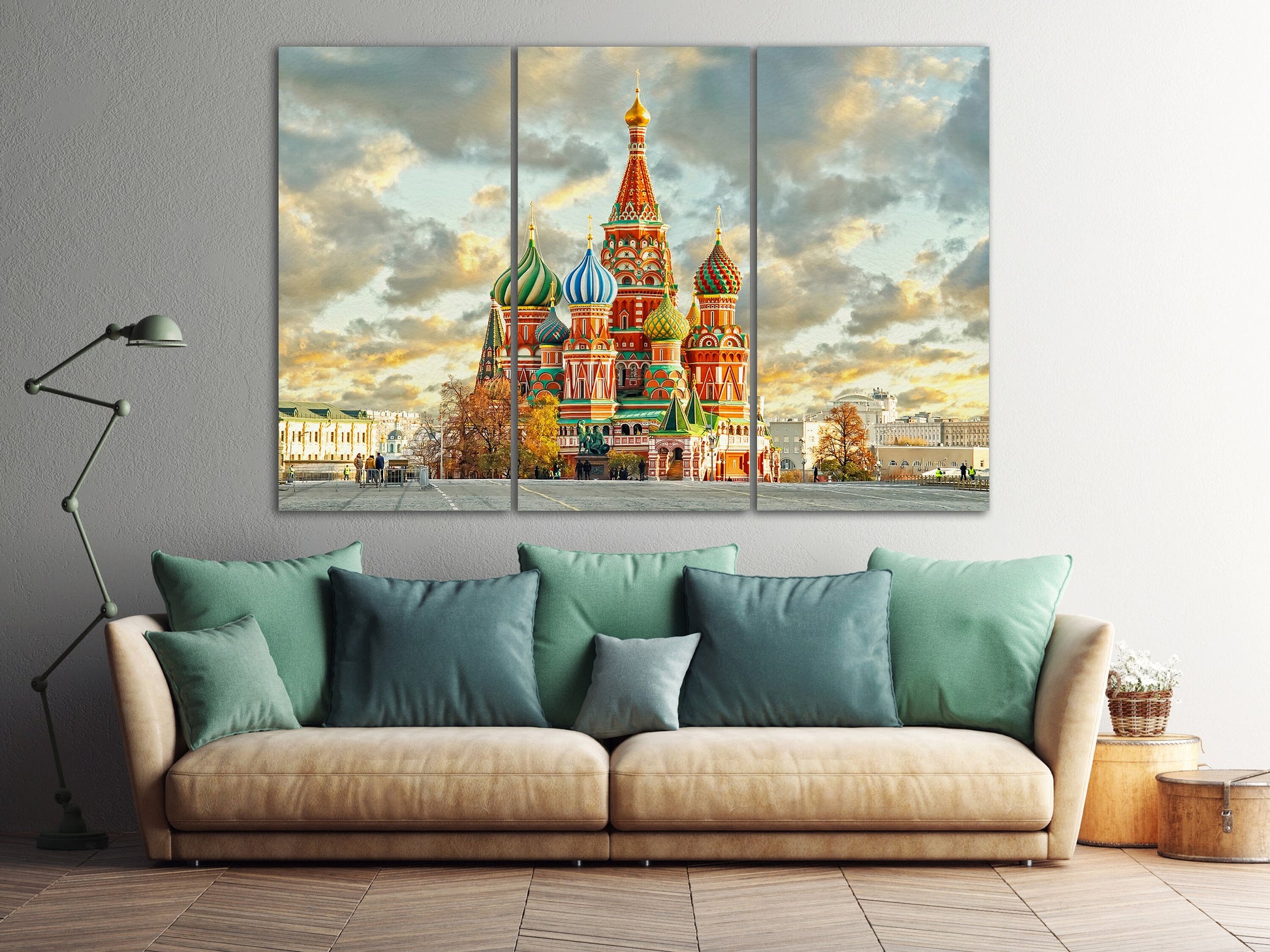 Saint Basil's Cathedral Moscow Russia canvas home art print