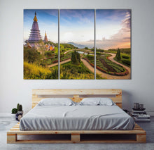 Load image into Gallery viewer, Doi Inthanon, Chiang Mai, Thailand Canvas Eco Leather Print, Made in Italy!