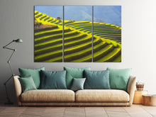 Load image into Gallery viewer, Rice terrace Vietnam home decor canvas