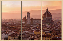 Charger l&#39;image dans la galerie, Florence Dome Canvas Eco Leather Print, Made in Italy!