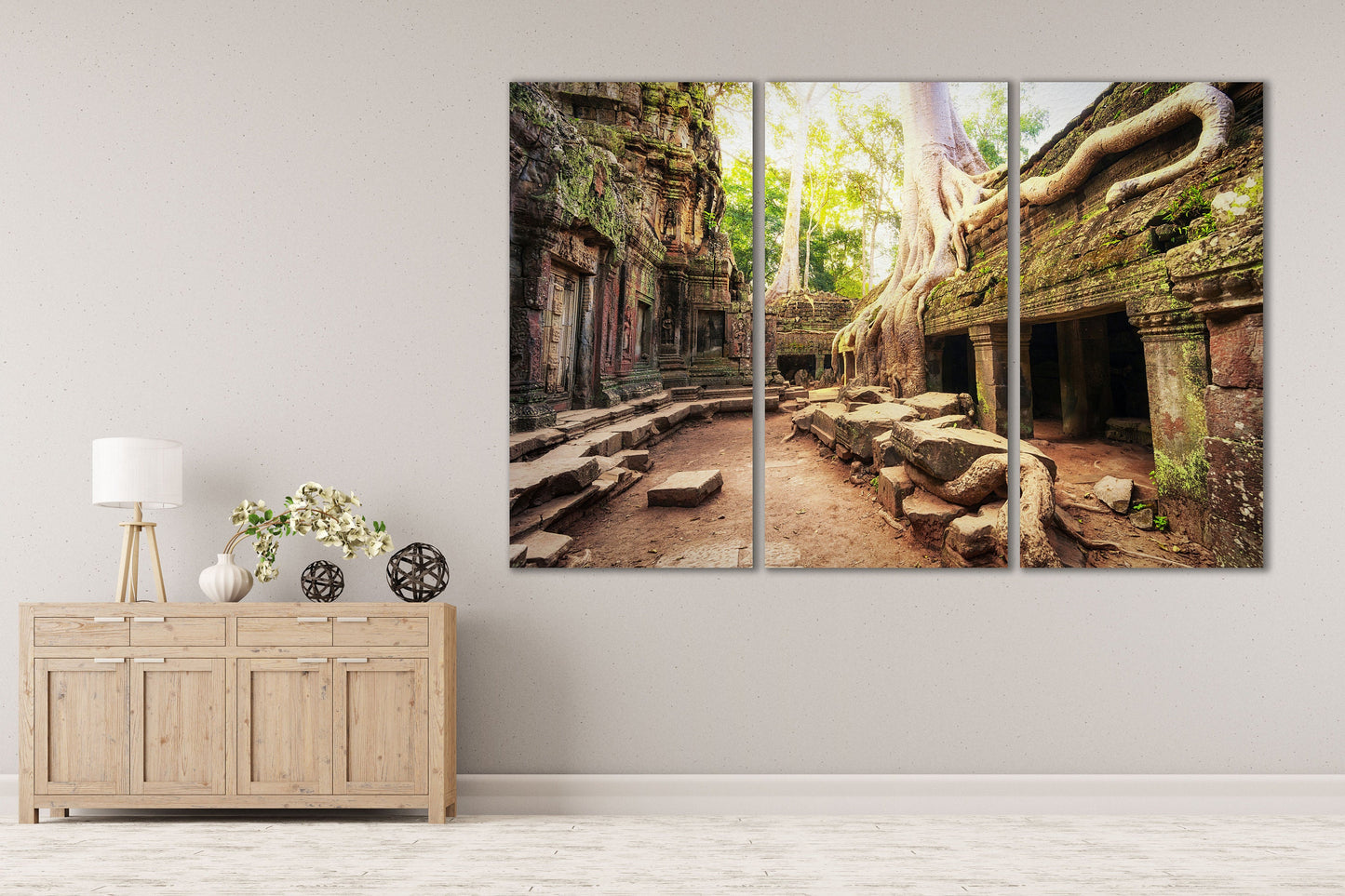 Angkor Wat Cambodia, Ta Prohm Khmer Buddhist Temple wall art decor