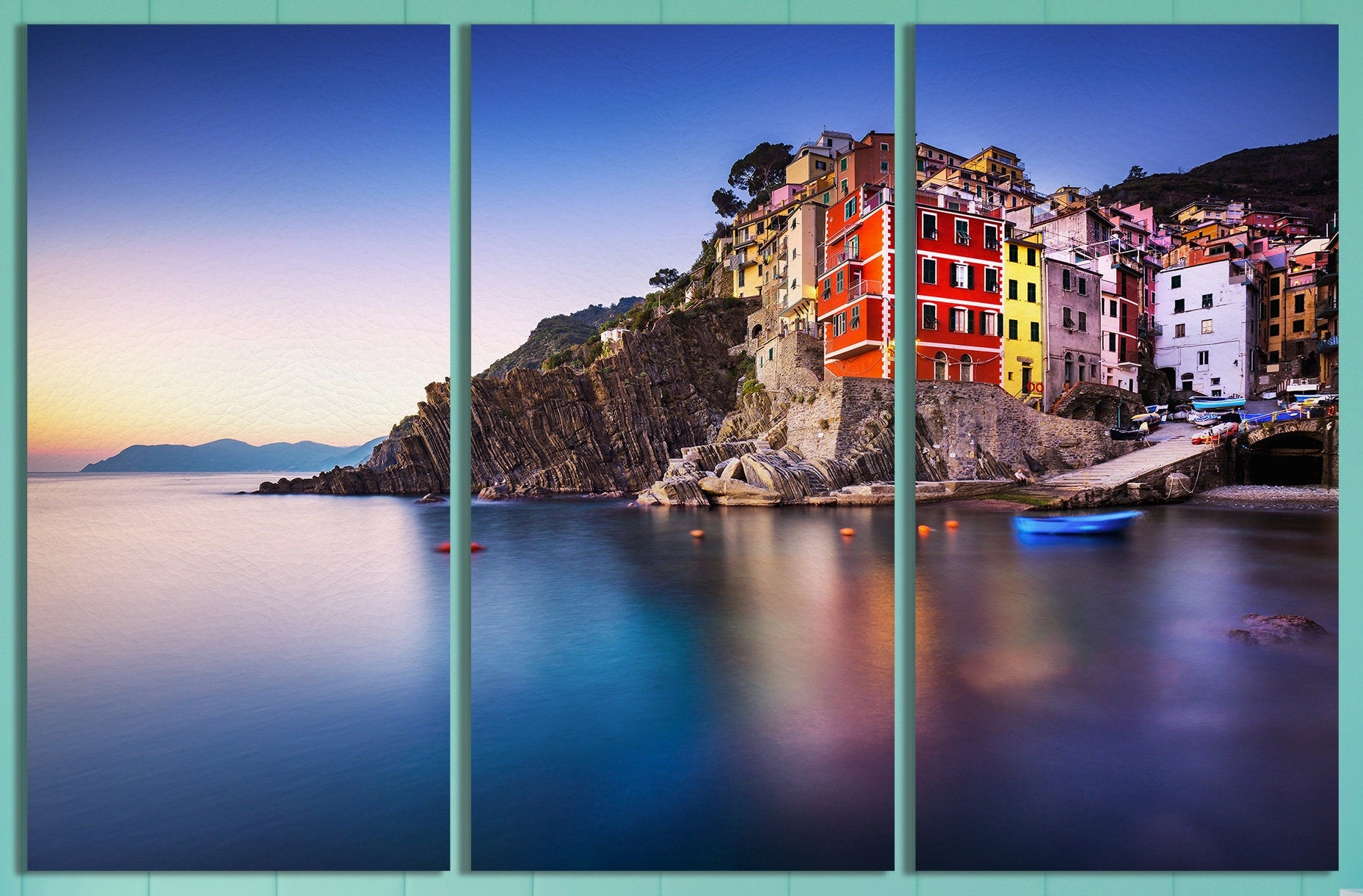 Riomaggiore Cinque Terre home art canvas
