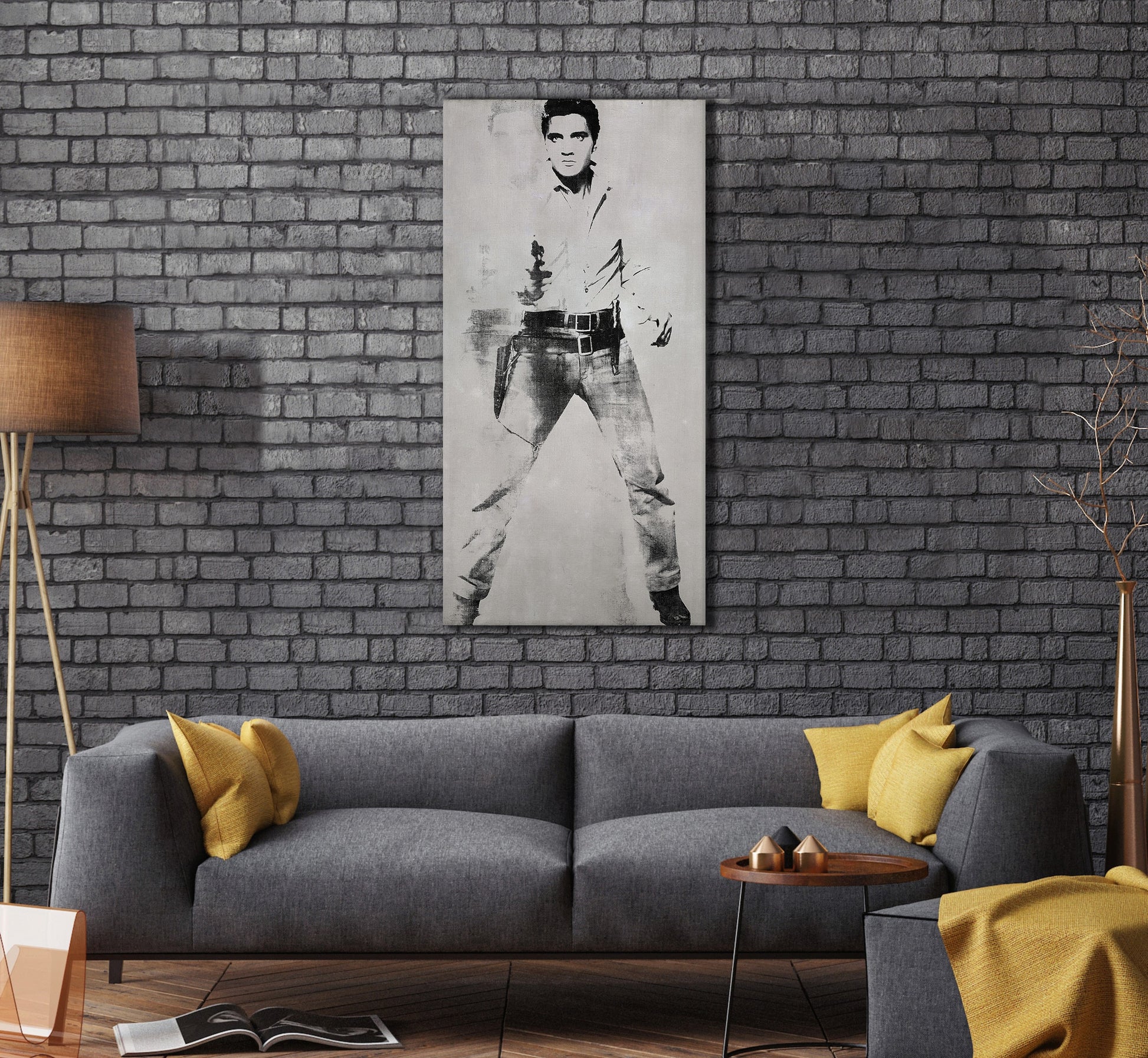Andy Warhol Double Elvis canvas print