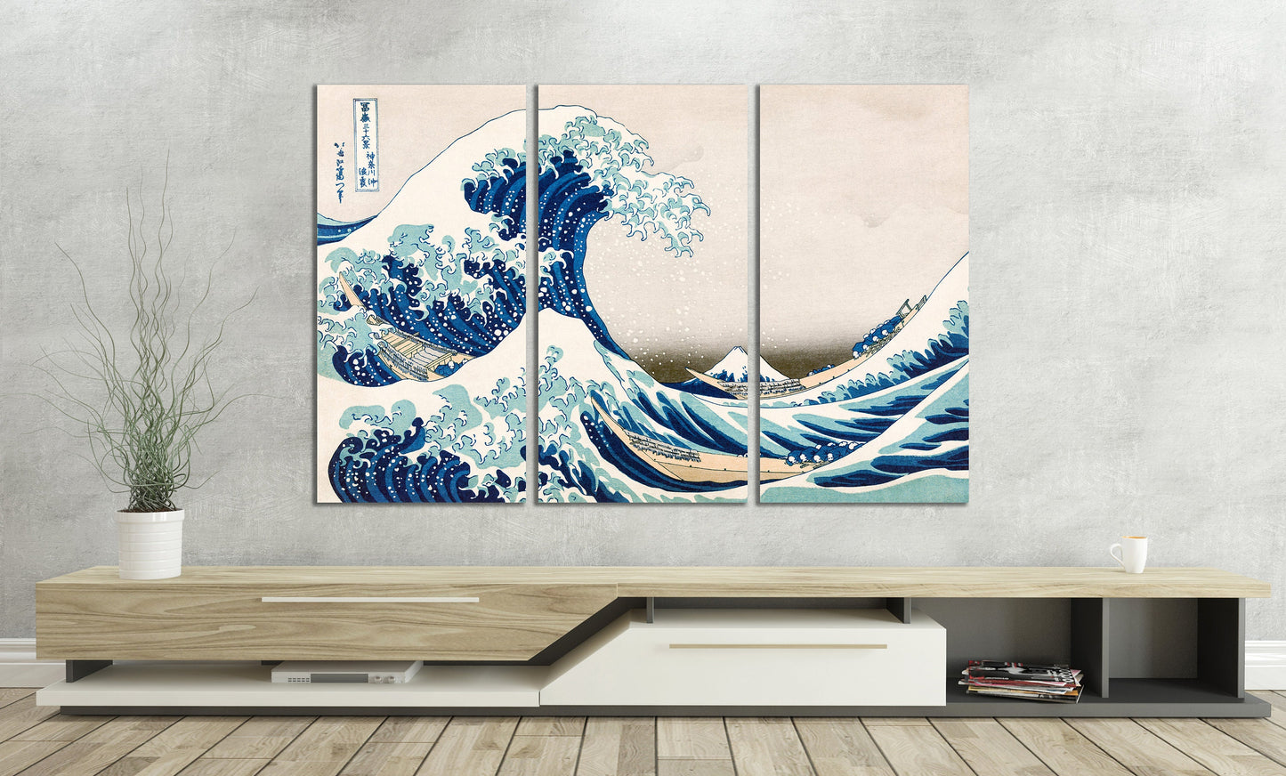 The Great Wave Off Kanagawa canvas print
