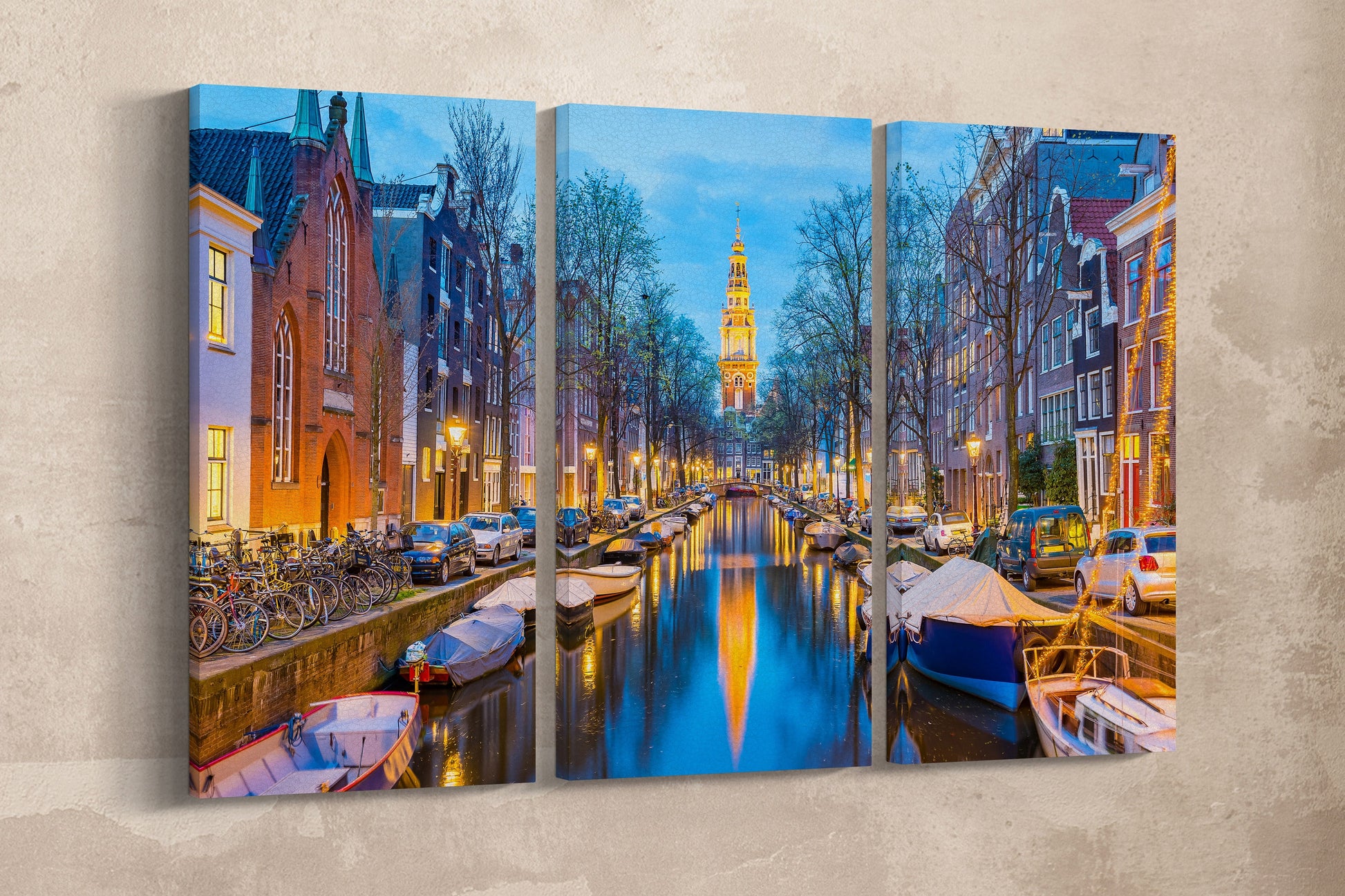 Amsterdam canal wall art