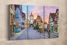 Carica l&#39;immagine nel visualizzatore di Gallery, Rothenburg ob der Tauber wall decor canvas