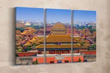 Load image into Gallery viewer, Forbidden City, Beijing, China Canvas Eco Leather Print, Made in Italy!