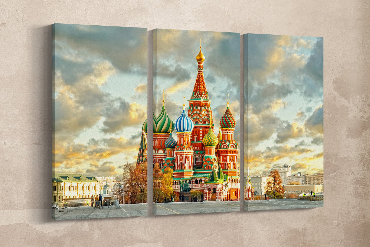 Saint Basil's Cathedral Moscow Russia canvas wall art print