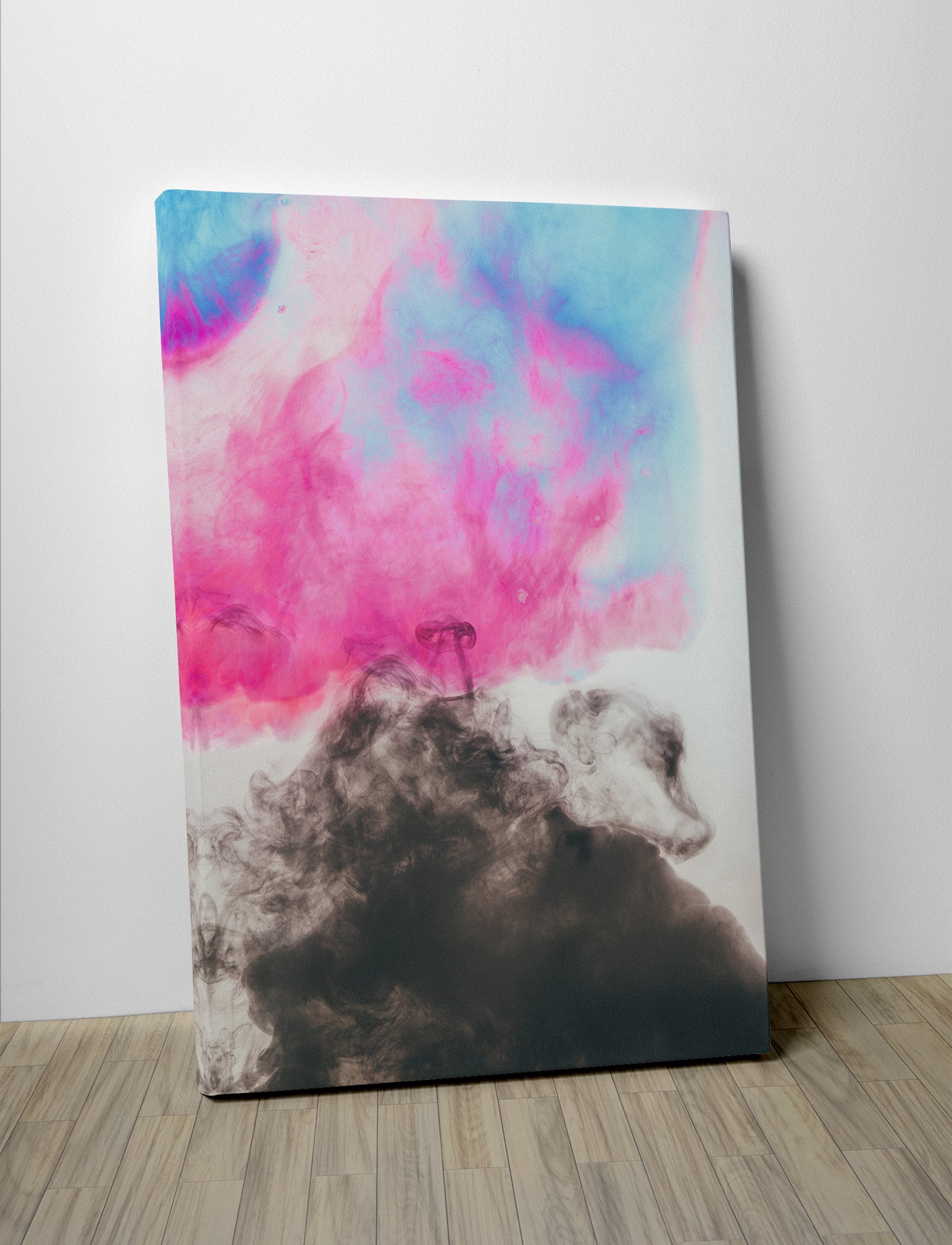 Abstract watercolor artwork canvas wall art
