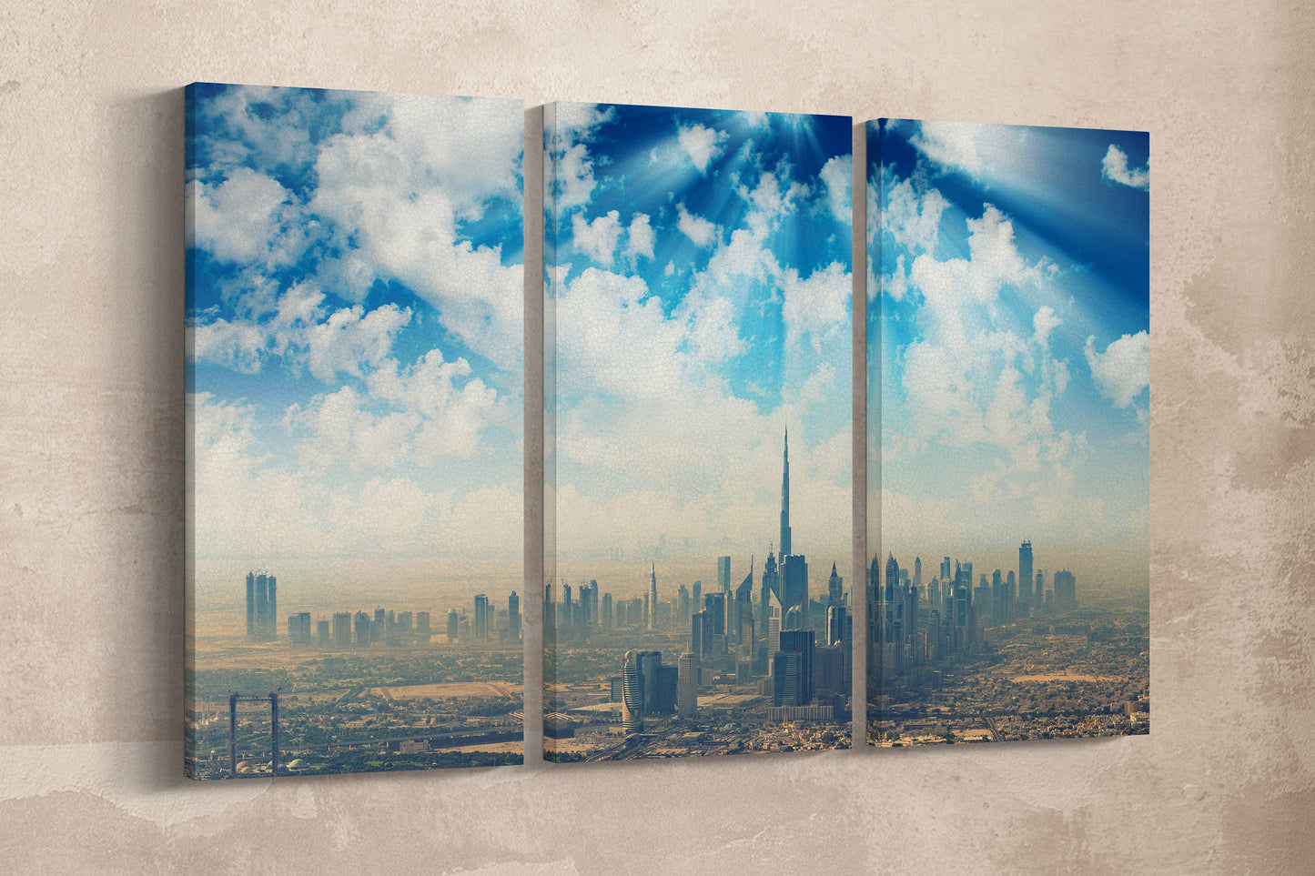Skyline of Dubai Burj Khalifa wall decor print