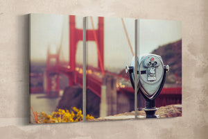 Golden Gate San Francisco wall decor canvas print