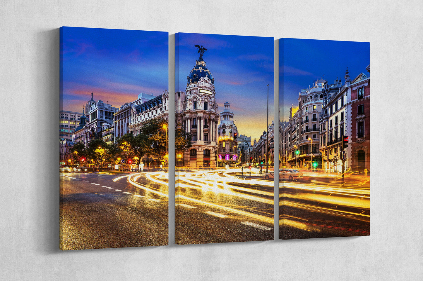 Madrid Gran Vis wall art canvas print