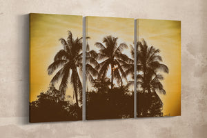 Palm Trees Vintage Filter wall decor