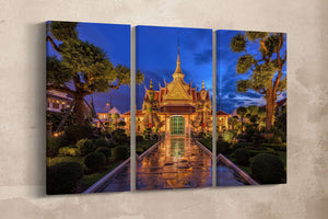 Thotsakan and Sahatsadecha Wat Arun Temple Bangkok wall art