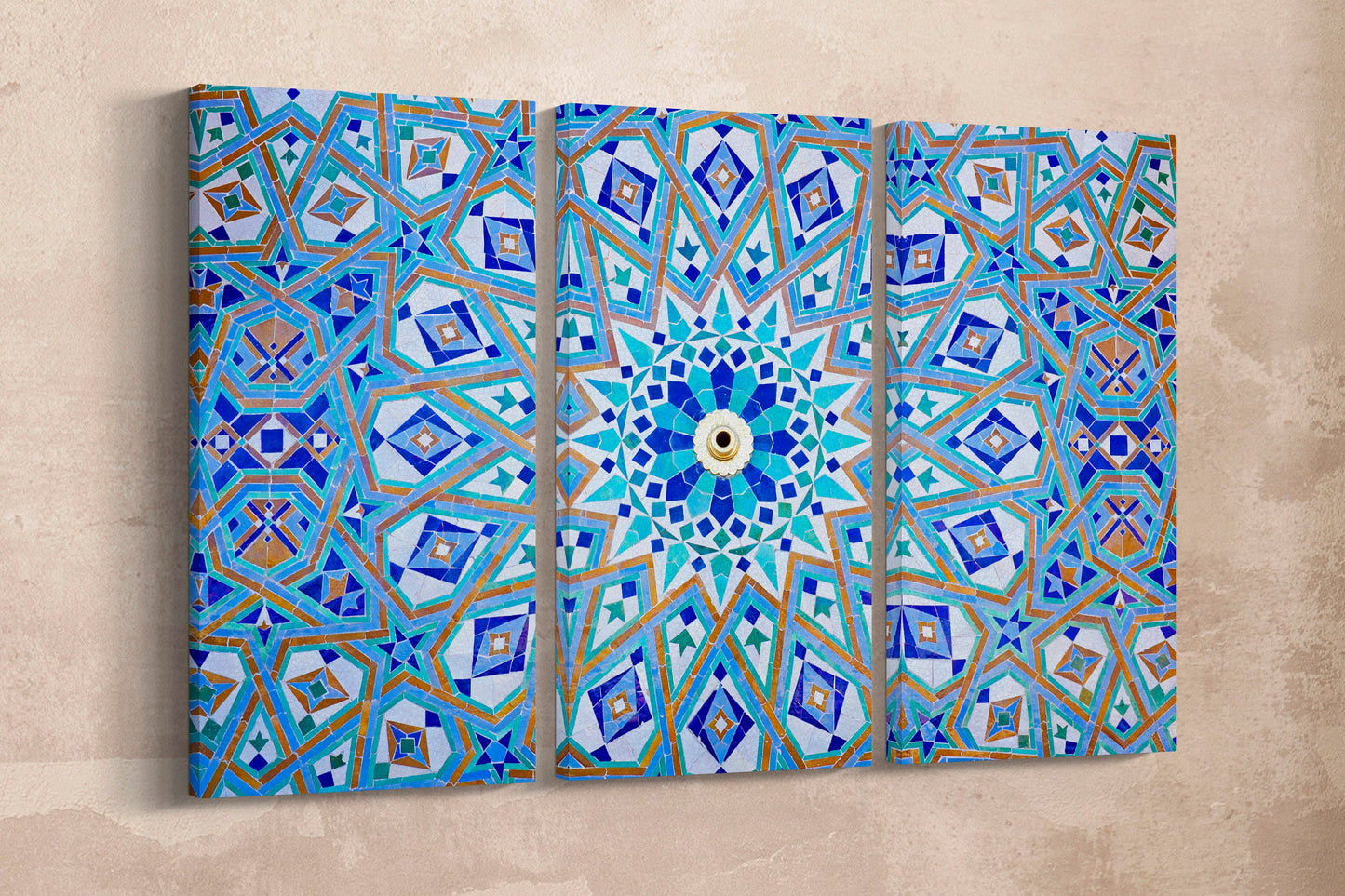Oriental Mosaic Leather Print