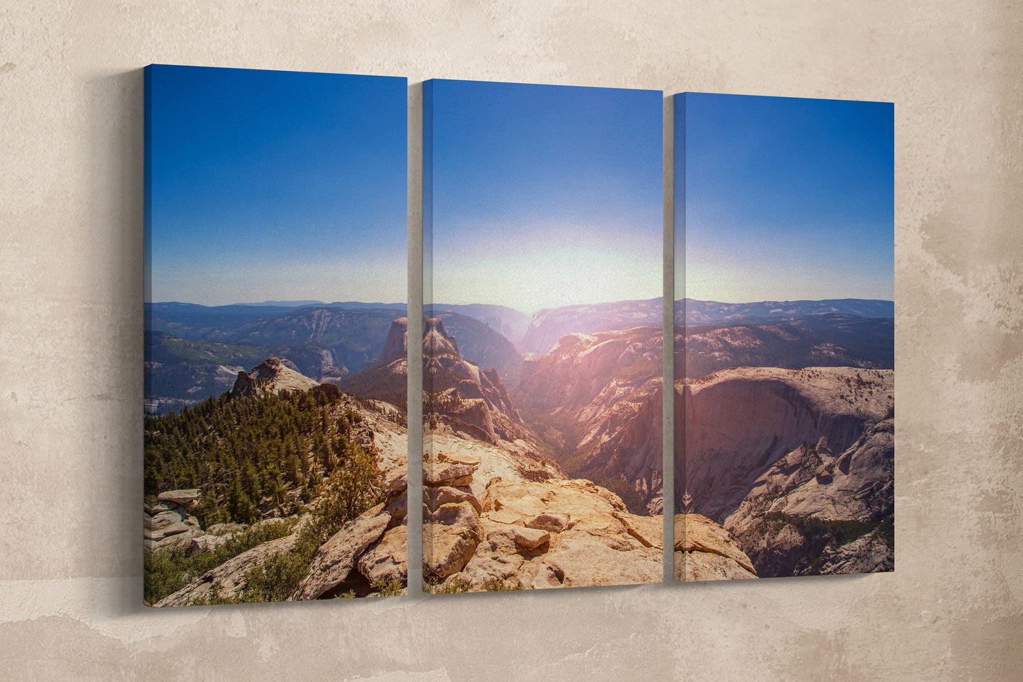 Yosemite National Park 3 panel wall decor