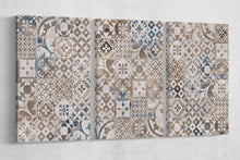 Load image into Gallery viewer, Oriental Mozaic Vintage wall art triptych