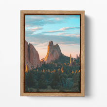 Charger l&#39;image dans la galerie, Garden of the Gods, Colorado Springs wood framed canvas wall art