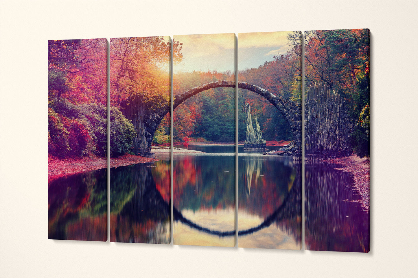 Rakotz Bridge canvas home decor