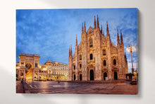 Carica l&#39;immagine nel visualizzatore di Gallery, Duomo Milano canvas wall art decor print