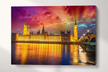 Charger l&#39;image dans la galerie, Westminster Big Ben wall decor canvas print